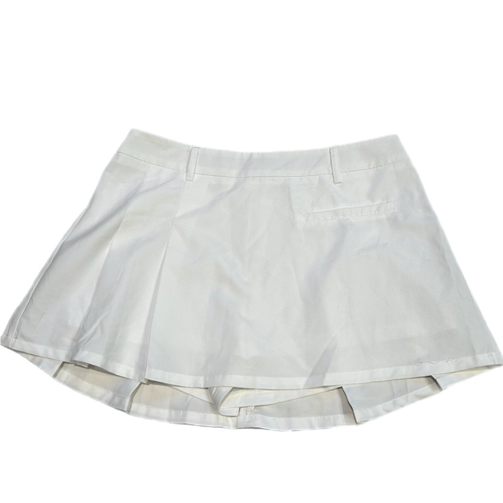 White Princess Polly Pleated Tennis Skort